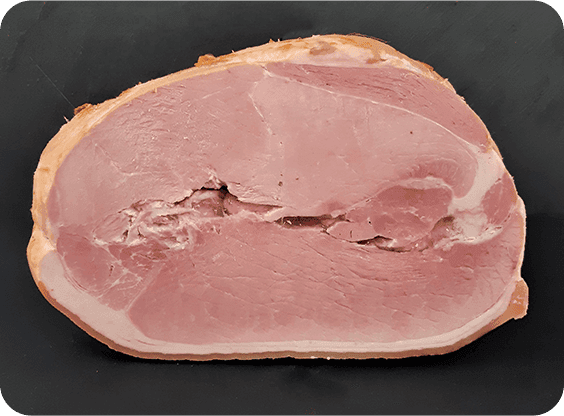 Charcuterie : jambons et rôtis cuits